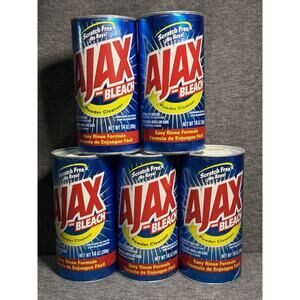 Ajax Powder Cleanser 14 Oz Easy Rinse Scratch Free Stronger than Dirt - Lot of 5